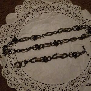 Fossil necklace with matching Bracelet